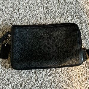 Black Coach wristlet